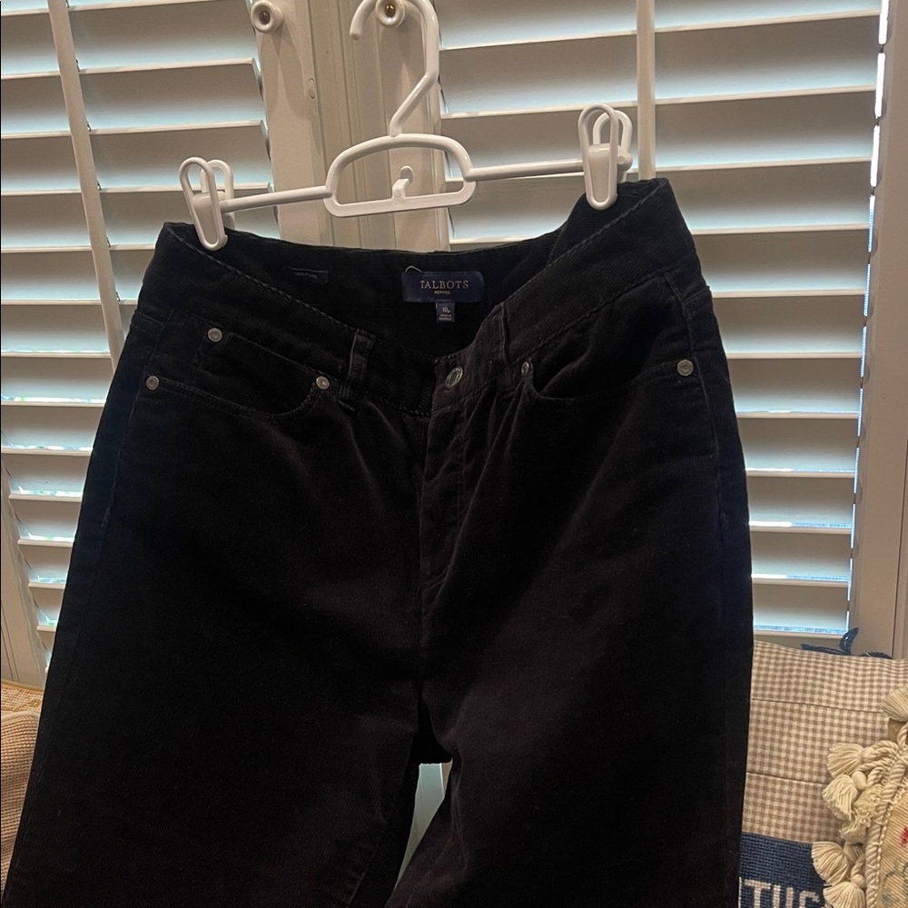 Talbots Women's Classic Black Straight Leg Jeans